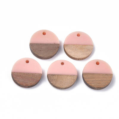 Resin & Walnut Wood Pendants