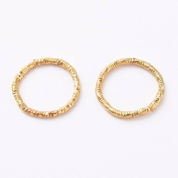 Iron Textured Jump Rings