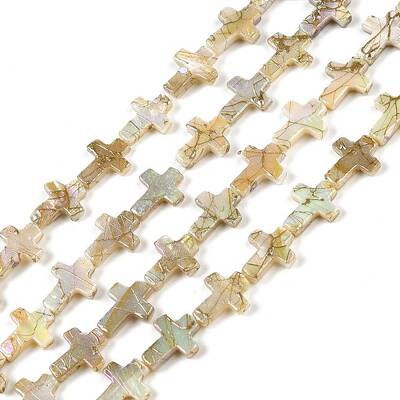Drawbench Style Natural Freshwater Shell Beads Strands
