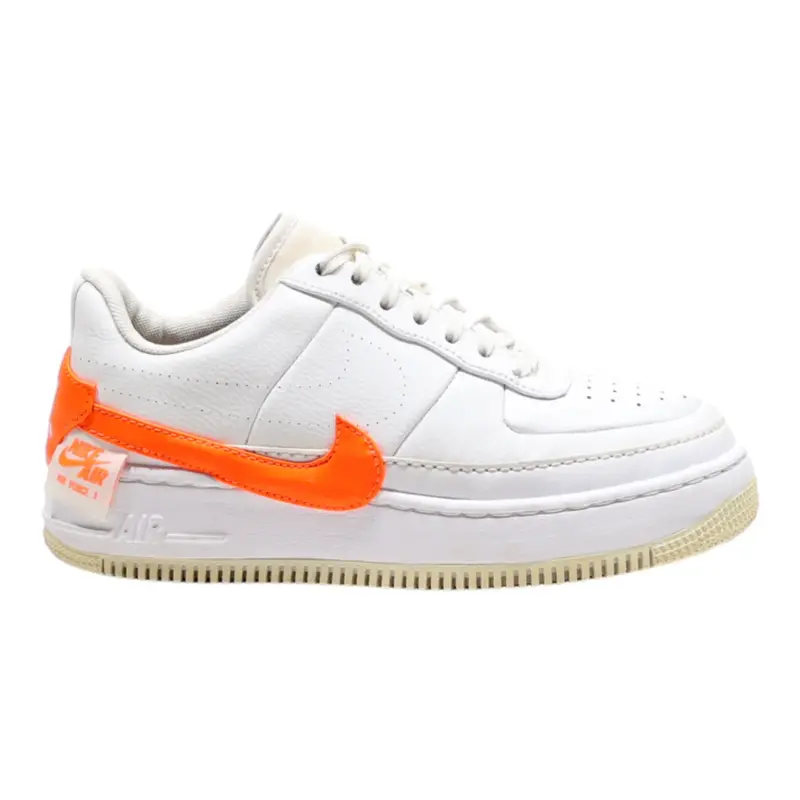 NIKE Air Force 1 Sneaker Trainers White Leather Womens UK 5.5