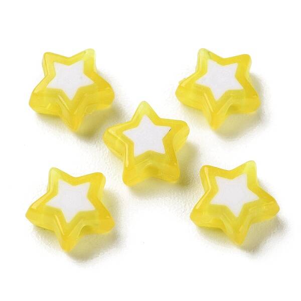 Star Acrylic Beads
