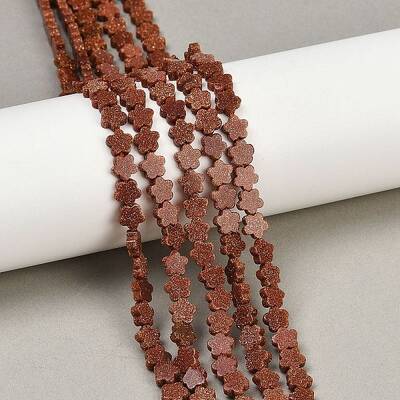 Synthetic Goldstone Beads Strands