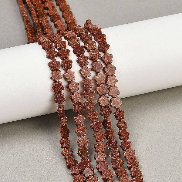 Synthetic Goldstone Beads Strands