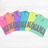 Comfort Colors Neon Checkered Mama Shirt Gift For Mom, Retro Mom Tee, Mother's Day Gift, Bright Vintage Checkered Mama Tshirt...