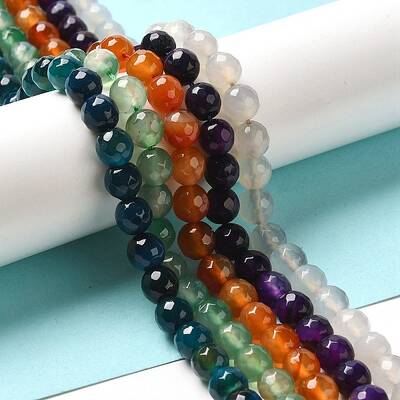 Natural Agate Beads Strands