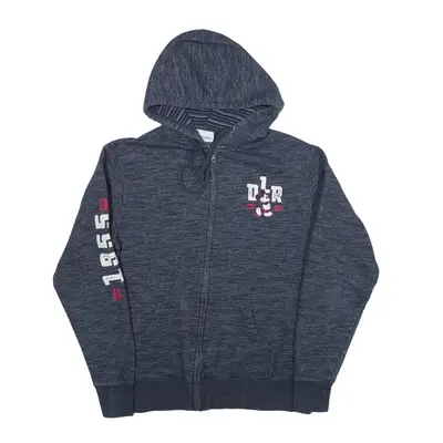 DISNEY Hoodie Blue Full Zip Womens S