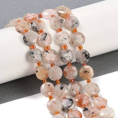 Natural Sunstone Beads Strands