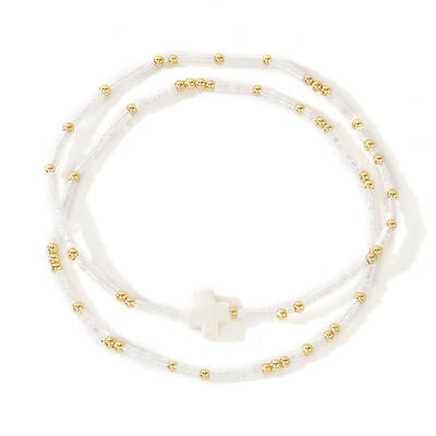 2Pcs Bohemian Glass Seed Beaded Stretch Bracelet Sets