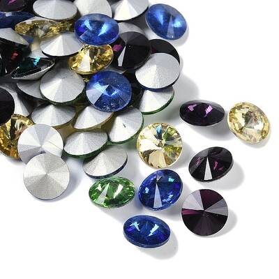 Glass Pointed Back Rhinestone