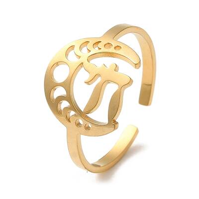 304 Stainless Steel Open Cuff Rings
