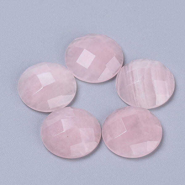 Natural Rose Quartz Cabochons