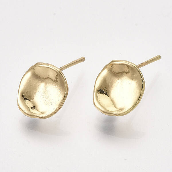 Brass Stud Earring Findings