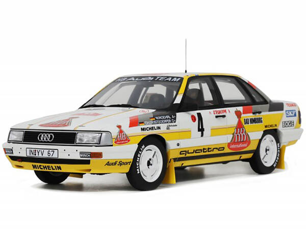 Audi 200 Quattro #4 Walter Rohrl - Christian Geistdorfer Rallye Automobile Monte Carlo (1987) Limited Edition to 3000 pieces ...