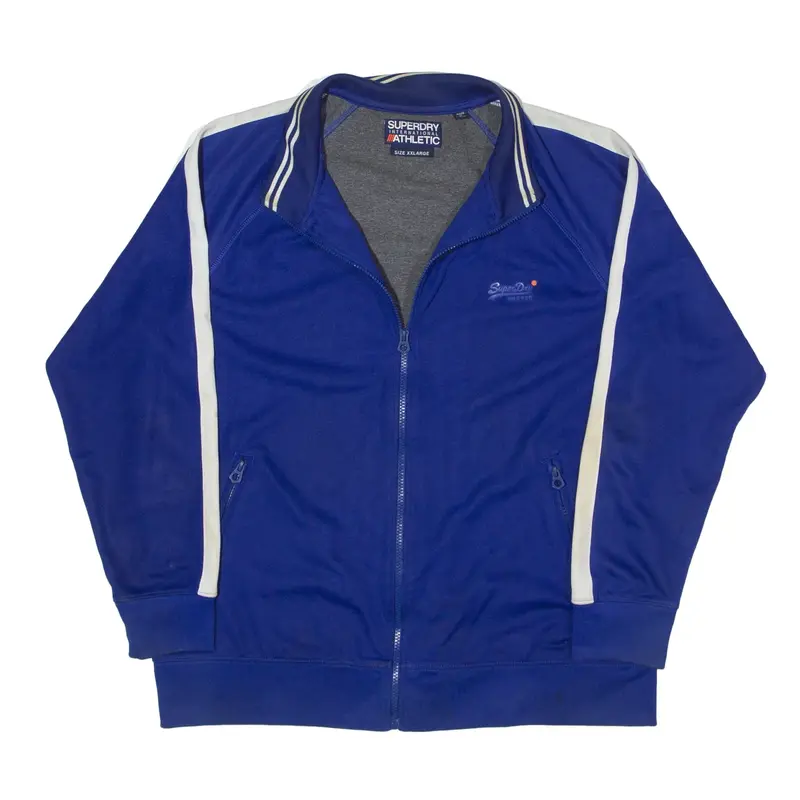 SUPERDRY Track Jacket Blue Mens 2XL