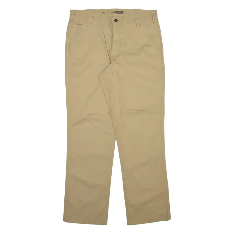 CARHARTT Mens Trousers Beige Relaxed Straight W34 L32