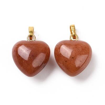 Natural Red Aventurine Pendants