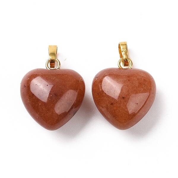 Natural Red Aventurine Pendants