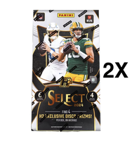 BREAK - 2X 2024 Panini Select H2 Football Hobby Box Pick Your Team!