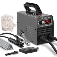 GNIWELDER Super Mini Stick Welder Machine,110V 250A ARC Portable MMA Welding Machine for Beginners,Welding Machine with 10pcs...