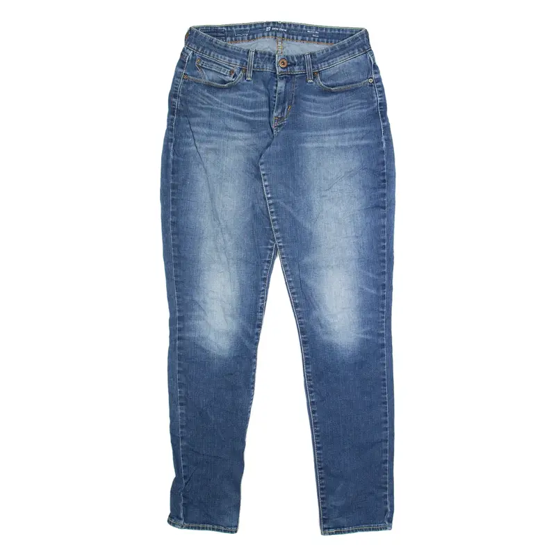 LEVI'S Womens Jeans Blue Regular Tapered Stone Wash W27 L32