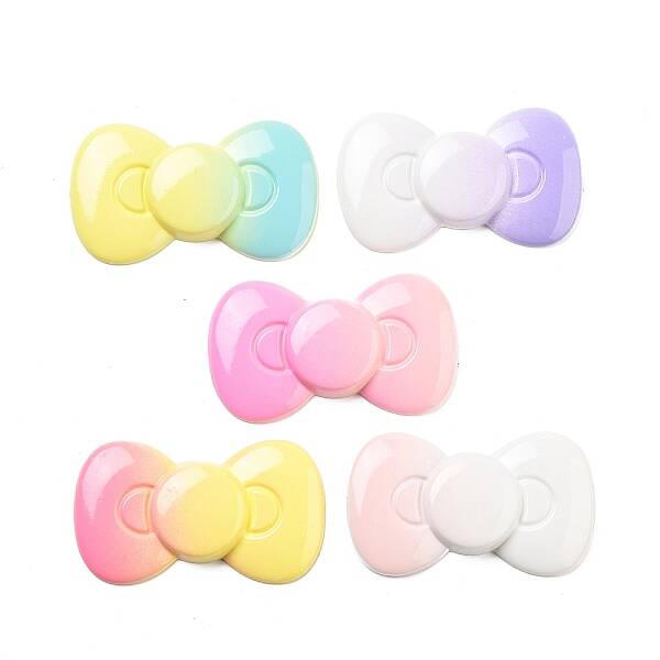 Gradient Color Opaque Resin Decoden Cabochons