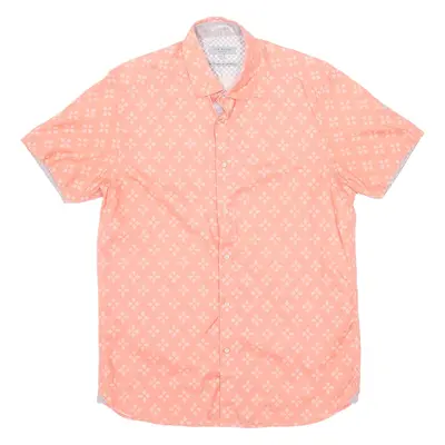 TED BAKER Mens Shirt Red Geometric S