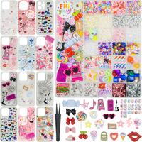 2250 Pcs Junk Case Charms Kit, Charms for Junk Cases, Phone Case Charms, Junk Case Kit with Big Charms, Bow Charms, Nail Char...