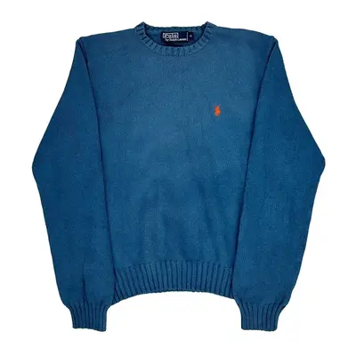 Ralph Lauren Jumper - Medium Blue Cotton