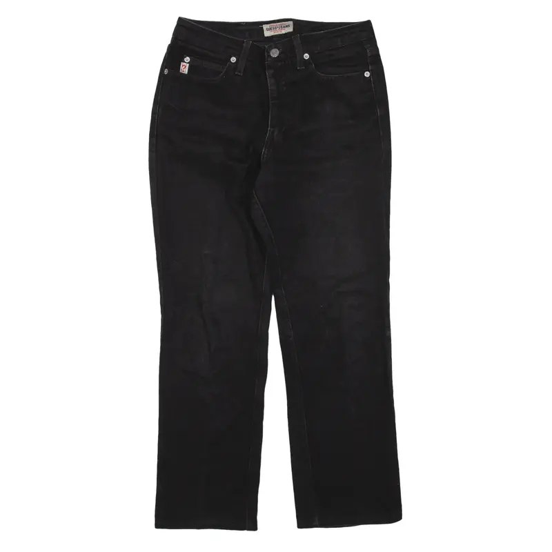 GUESS Jeans Black Denim Regular Straight Womens W28 L25