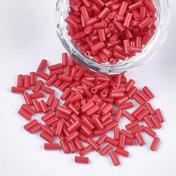 Glass Bugle Beads