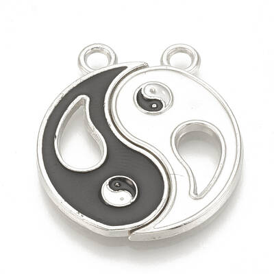 Alloy Enamel Split Pendants
