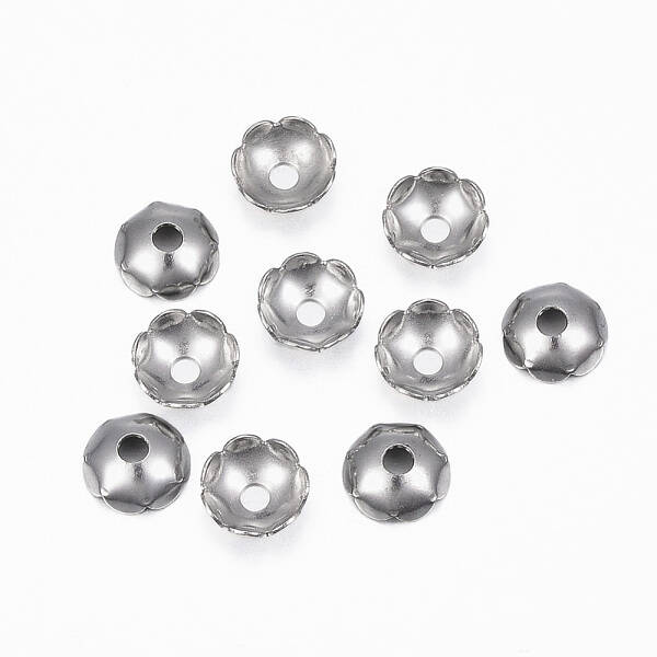 Tarnish Resistant 304 Stainless Steel Bead Caps