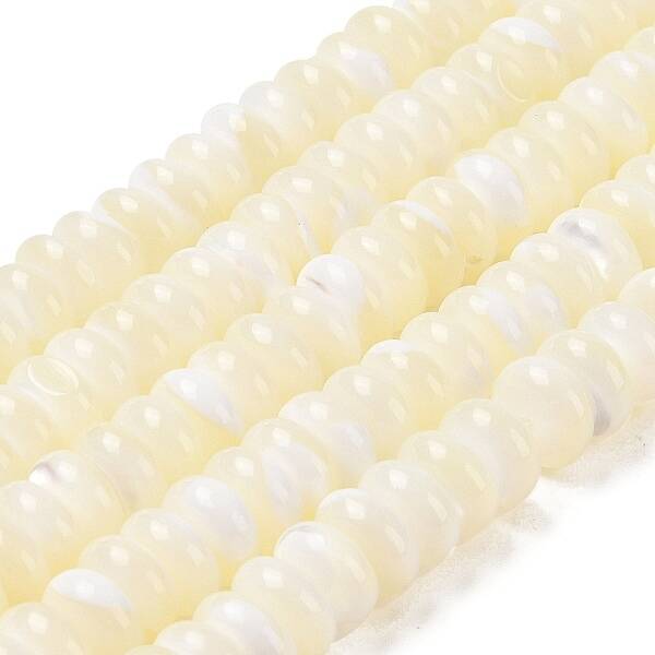 Natural Trochus Shell Beads Strands