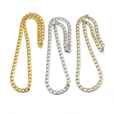304 Stainless Steel Curb Chain/Twisted Chain Necklaces