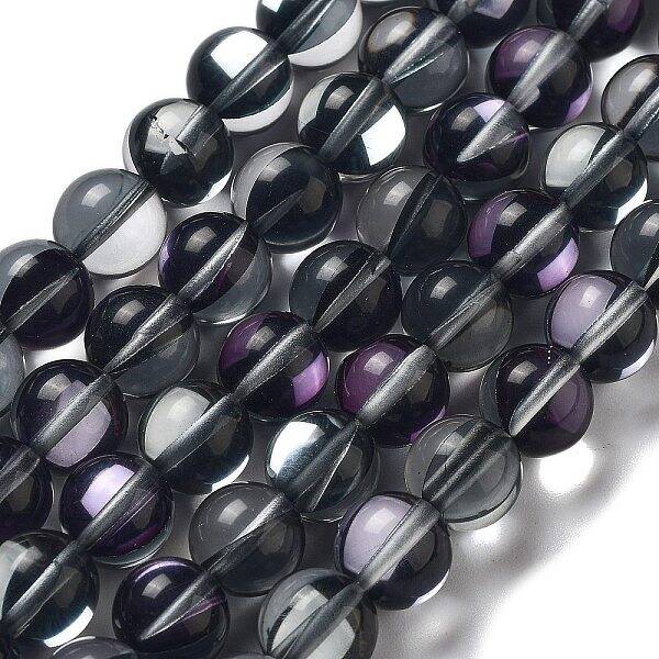 Synthetic Moonstone Beads Strands