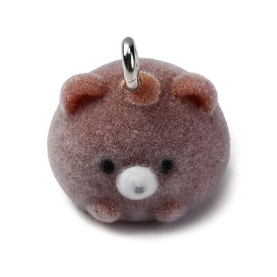 Flocky Animal Resin Pendants