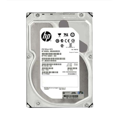 649401-003 HP 2TB 3Gb/s SATA 7200 3.5-Inch Hard Drive