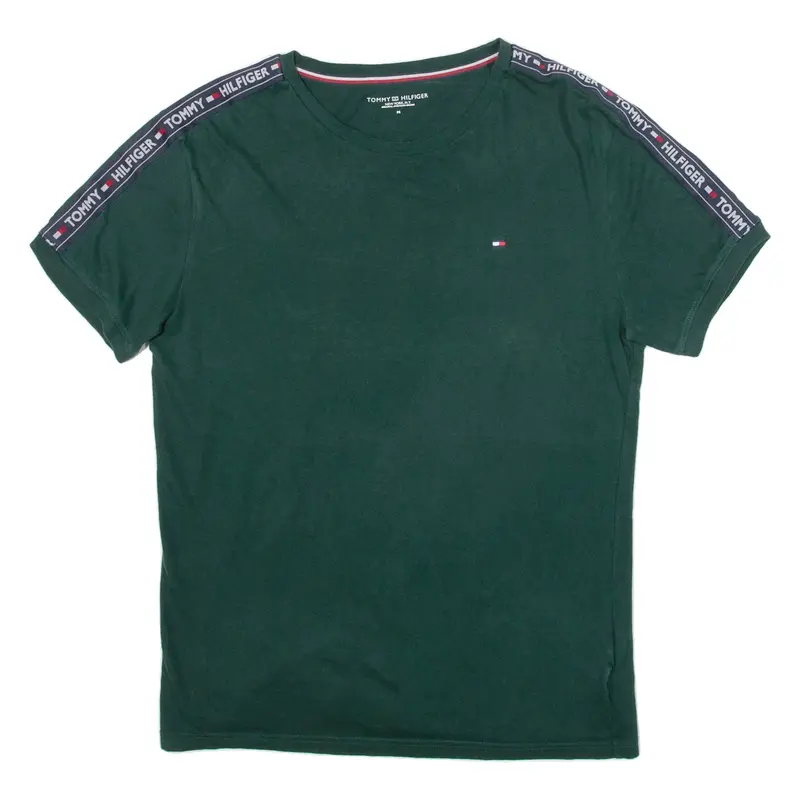 TOMMY HILFIGER Mens T-Shirt Green M