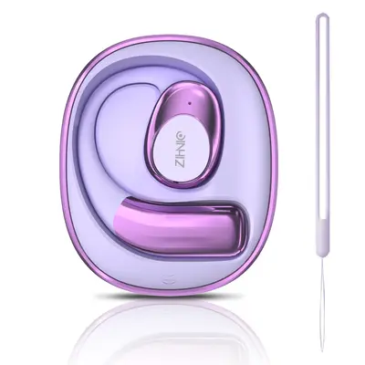 ZIHNIC S09 Open-ear Earbuds,V5.4, IPX5 Waterproof,35Hrs Playtime,On Ear Headphones Immersive Premium Sound Long Distance Conn...