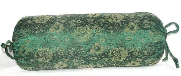 Silk Neck Pillow to relax | Color: Green