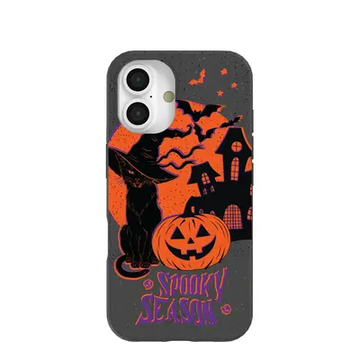 Black Spooky Szn iPhone 16 Case