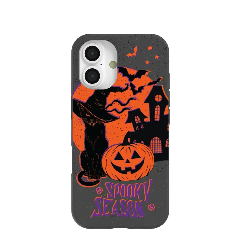 Black Spooky Szn iPhone 16 Case