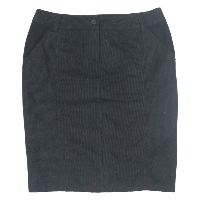 MAX&CO Knee Length Pencil Skirt Black Womens UK 8