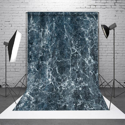 Aperturee Blue Green Marble Crack Texture Photo Booth Backdrop
