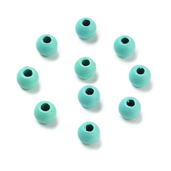 Spray Painted 202 Stainless Steel Beads