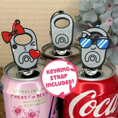 TAB Soda Can Tab Opener with Keychain strap - Unique Accessibility OG Meta pop Present Gift for sore hands, arthritis geek cu...