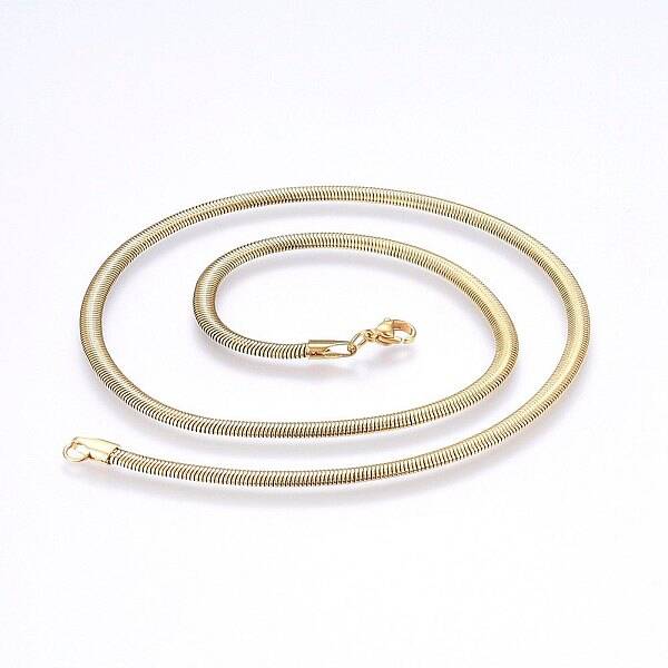 304 Stainless Steel Herringbone Chain Necklaces