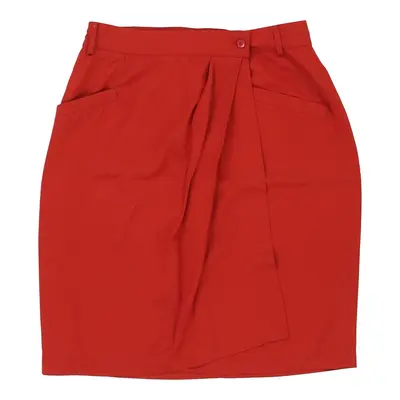 Kenzo Skirt - 29W UK 10 Red Viscose Blend | Size: UK 10