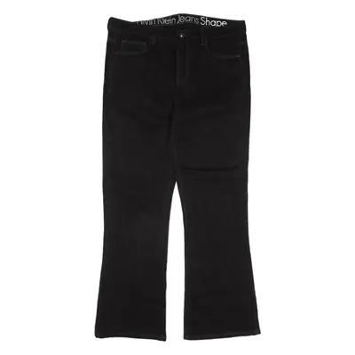 CALVIN KLEIN Jeans Black Denim Regular Bootcut Womens W35 L29