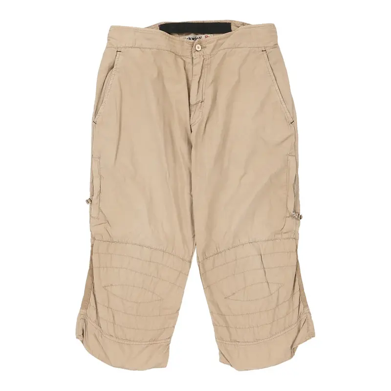 Pickwick Shorts - 32W 20L Beige Cotton
